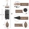 36-Inch Deep Tone Wind Chimes – All-Metal Outdoor Chime, Memorial/Sympathy Gift for Mom or Dad